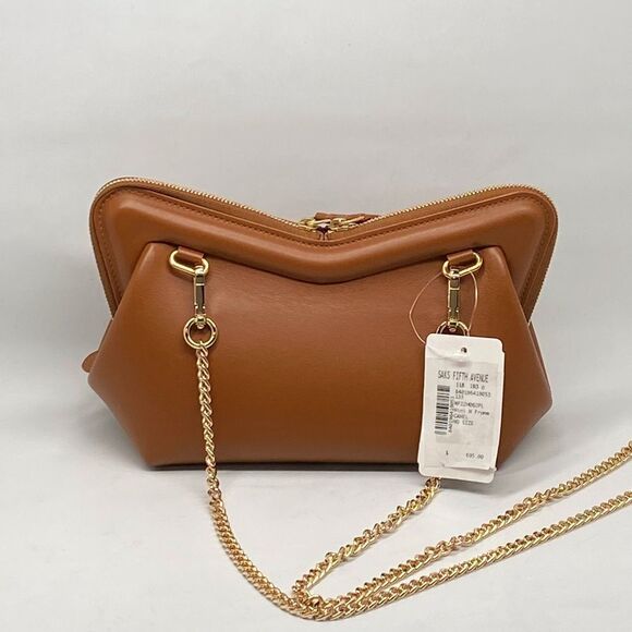 Mansur Gavriel Mini M Frame Leather Crossbody Bag - Picture 6 of 12